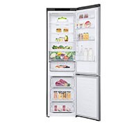 LG ﻿Kombinovaná chladnička | E | Hrubý objem 419 l | 257 kWh/rok | LG Smart invertorový kompresor | LG Total No Frost | DoorCooling+™ | Smart Diagnosis™, GBB62PZJMN