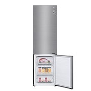 LG E | Hrubý objem 419 l | 268 kWh/rok | LG Lineární invertorový kompresor | LG Total No Frost | DoorCooling+™ | Vnitřní LED displej | Smart Diagnosis™, GBB62PZJZN