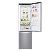 LG E | Hrubý objem 419 l | 268 kWh/rok | LG Lineární invertorový kompresor | LG Total No Frost | DoorCooling+™ | Vnitřní LED displej | Smart Diagnosis™, GBB62PZJZN