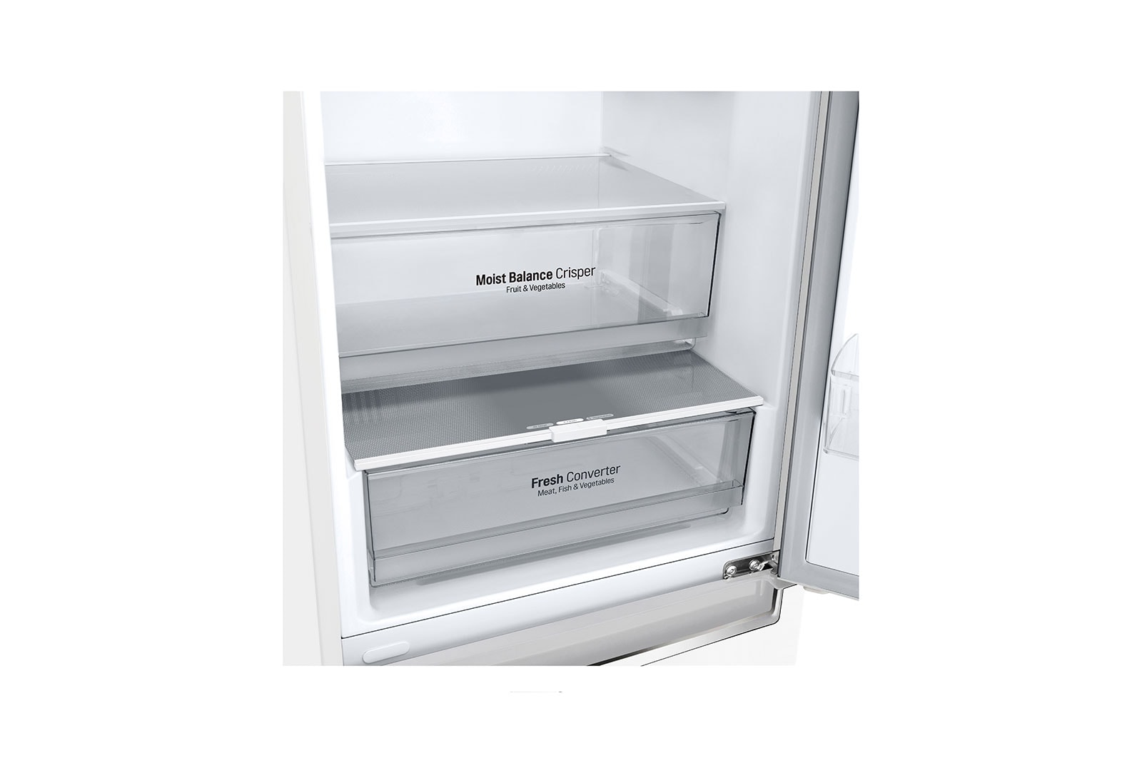 LG Kombinovaná chladnička LG | D | 384 l | Smart invertorový kompresor |ThinQ™|Bílá, GBB62SWFGN