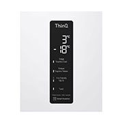 LG Kombinovaná chladnička LG | D | 384 l | Smart invertorový kompresor |ThinQ™|Bílá, GBB62SWFGN