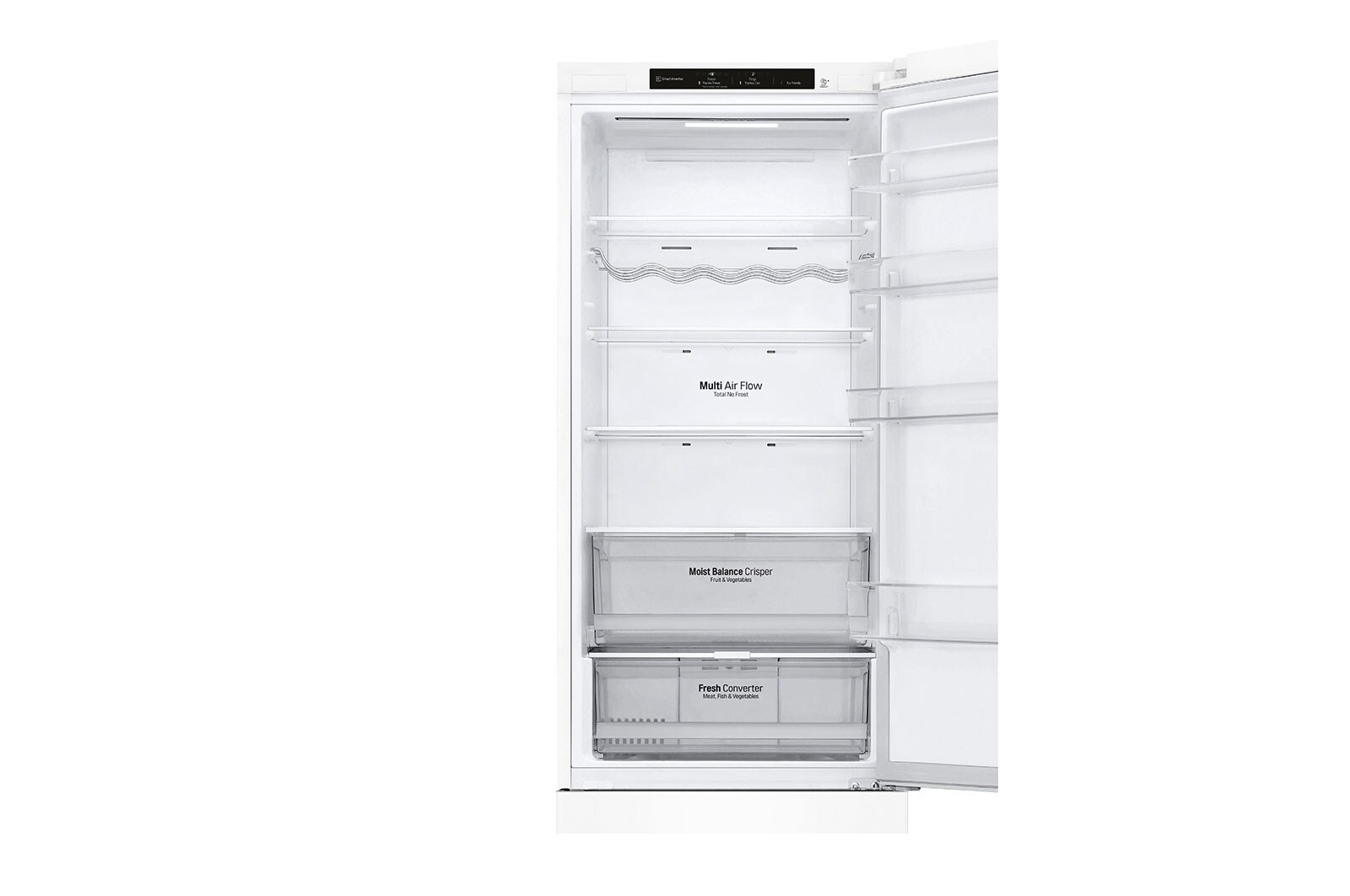 LG Kombinovaná chladnička LG | C | 387 l | Smart Invertorový kompresor | DoorCooling+™, GBB62SWGCC1