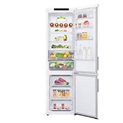 LG ﻿Kombinovaná chladnička | C | Hrubý objem 419 l | 172 kWh/rok | LG Lineární invertorový kompresor | LG Total No Frost | DoorCooling+™ | Vnitřní LED displej | Smart Diagnosis™, GBB62SWGCC