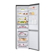 LG E | Hrubý objem 374 l | 273 kWh/rok | LG Lineární invertorový kompresor | LG Total No Frost | DoorCooling+™ | Vnější LED displej | ThinQ™ + WiFi, GBB71PZDZN
