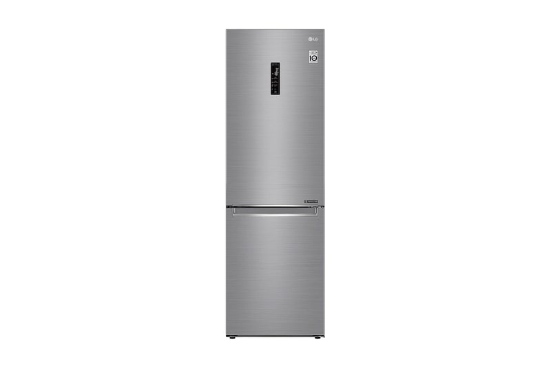 LG E | Hrubý objem 374 l | 273 kWh/rok | LG Lineární invertorový kompresor | LG Total No Frost | DoorCooling+™ | Vnější LED displej | ThinQ™ + WiFi, GBB71PZDZN