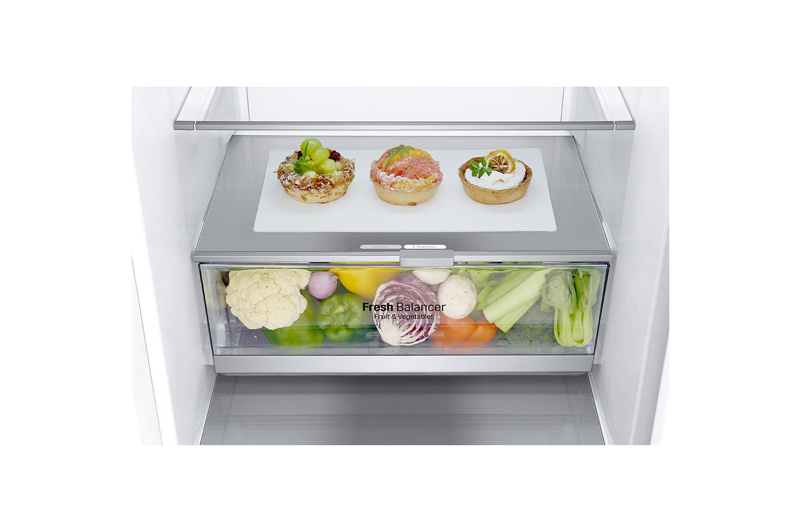 LG Kombinovaná chladnička LG | E | 341 l | Smart Invertorový kompresor | DoorCooling+™, GBB71SWDMN