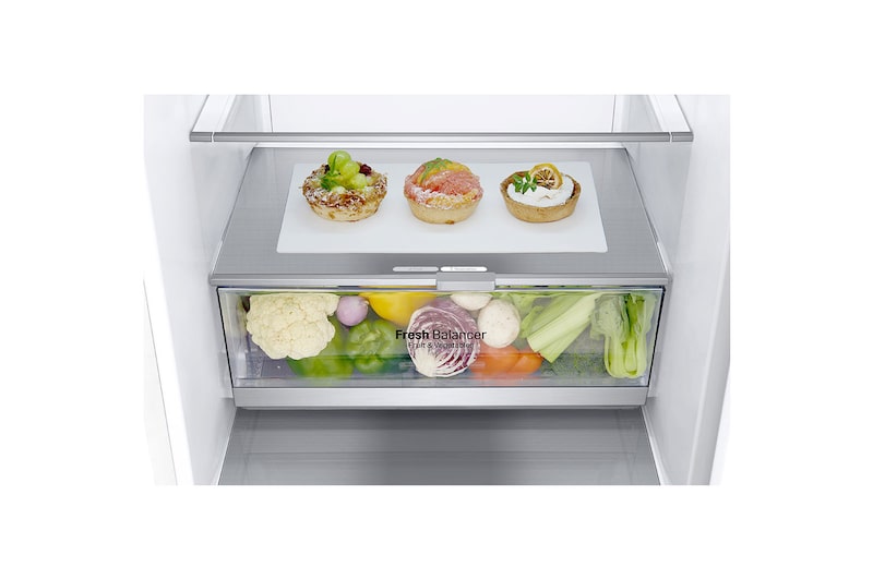LG Kombinovaná chladnička LG | E | 341 l | Smart Invertorový kompresor | DoorCooling+™, GBB71SWDMN