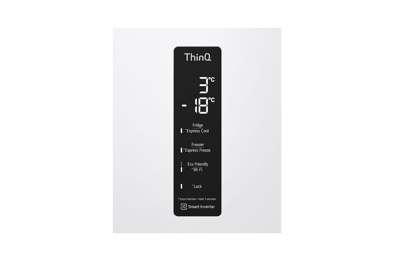 LG Kombinovaná chladnička LG | E | 341 l | Smart Invertorový kompresor | DoorCooling+™, GBB71SWDMN