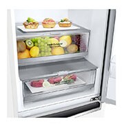 LG E | Hrubý objem 374 l | 273 kWh/rok | LG Lineární invertorový kompresor | LG Total No Frost | DoorCooling+™ | Vnější LED displej | ThinQ™ + WiFi, GBB71SWDZN