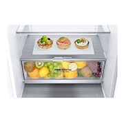 LG E | Hrubý objem 374 l | 273 kWh/rok | LG Lineární invertorový kompresor | LG Total No Frost | DoorCooling+™ | Vnější LED displej | ThinQ™ + WiFi, GBB71SWDZN