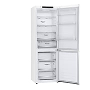 LG ﻿Kombinovaná chladnička | D | Hrubý objem 374 l | 214 kWh/rok | LG Lineární invertorový kompresor | LG Total No Frost | DoorCooling+™ | Vnitřní LED displej | Smart Diagnosis™, GBB71SWEFN