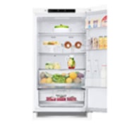 LG ﻿Kombinovaná chladnička | D | Hrubý objem 374 l | 214 kWh/rok | LG Lineární invertorový kompresor | LG Total No Frost | DoorCooling+™ | Vnitřní LED displej | Smart Diagnosis™, GBB71SWEFN