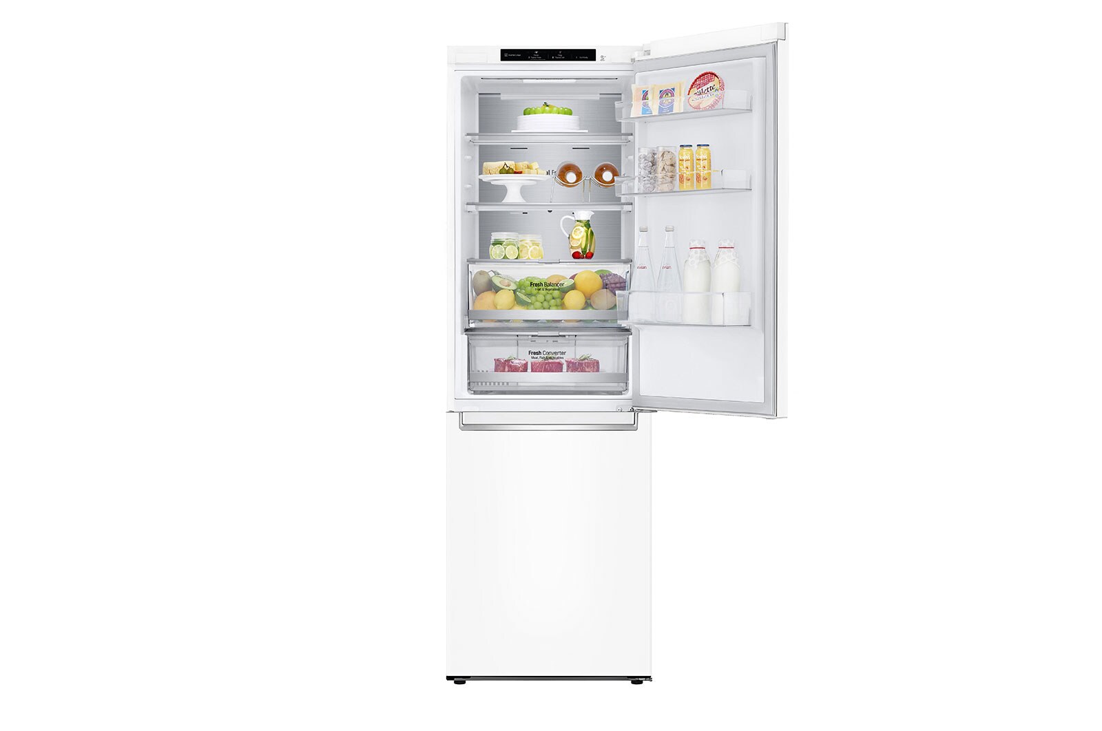 LG Kombinovaná chladnička LG | C | 341 l | Smart invertorový kompresor | DoorCooling+™, GBB71SWVCN1
