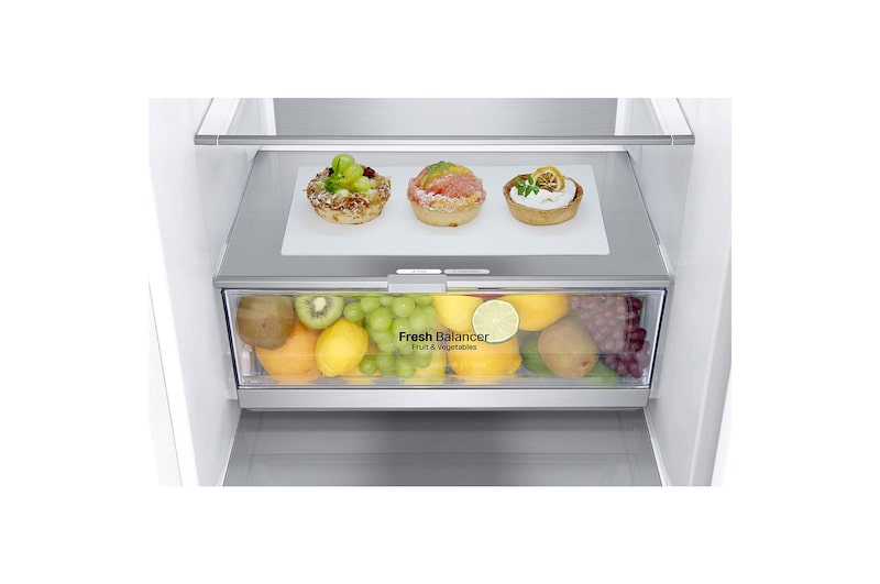 LG Kombinovaná chladnička LG | C | 341 l | Smart invertorový kompresor | DoorCooling+™, GBB71SWVCN1