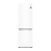 Čelní pohled na Kombinovaná chladnička LG | C (v rozsahu A až G) | Hrubý objem 374 l | 171 kWh/rok | Lineární kompresor | Total no frost™ | Door cooling&#43;™ | Fresh Balancer GBB71SWVCN