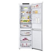 LG Kombinovaná chladnička LG | C (v rozsahu A až G) | Hrubý objem 374 l | 171 kWh/rok | Lineární kompresor | Total no frost™ | Door cooling+™ | Fresh Balancer, GBB71SWVCN
