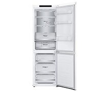 LG Kombinovaná chladnička LG | C (v rozsahu A až G) | Hrubý objem 374 l | 171 kWh/rok | Lineární kompresor | Total no frost™ | Door cooling+™ | Fresh Balancer, GBB71SWVCN