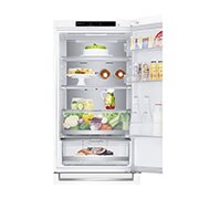 LG Kombinovaná chladnička LG | C (v rozsahu A až G) | Hrubý objem 374 l | 171 kWh/rok | Lineární kompresor | Total no frost™ | Door cooling+™ | Fresh Balancer, GBB71SWVCN
