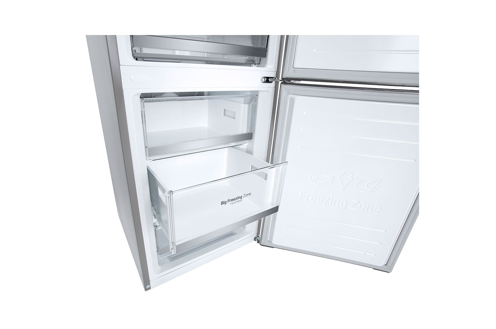 LG Kombinovaná chladnička LG | B | 384 l | Lineární kompresor | DoorCooling+™, GBB72MBUBN
