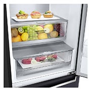 LG ﻿Kombinovaná chladnička | D | Hrubý objem 419 l | 215 kWh/rok | LG Smart invertorový kompresor | Multi-Air Flow™ | WiFi + Smart Diagnosis™ | DoorCooling+™, GBB72MCUGN