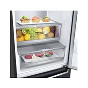 LG ﻿Kombinovaná chladnička | D | Hrubý objem 419 l |215 kWh/rok | LG Lineární invertorový kompresor | Multi-Air Flow™ | WiFi + Smart Diagnosis™ | DoorCooling+™, GBB72MCUFN