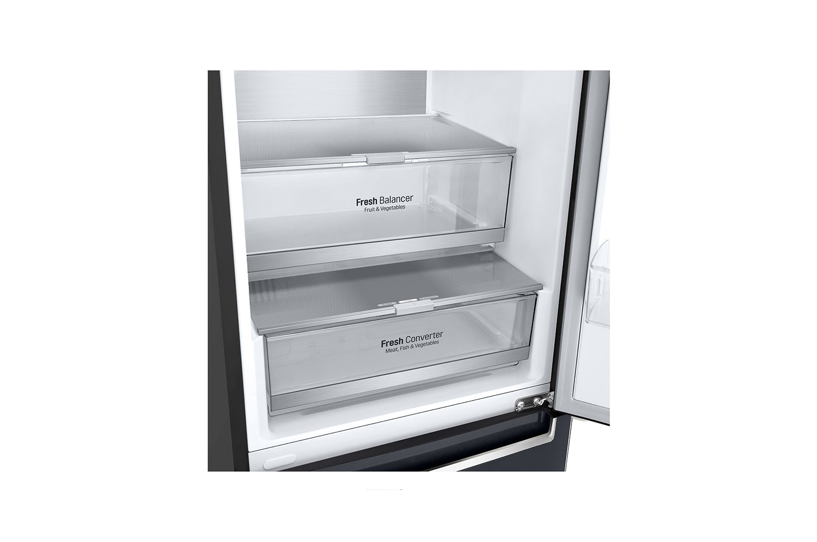 LG ﻿Kombinovaná chladnička | D | Hrubý objem 419 l |215 kWh/rok | LG Lineární invertorový kompresor | Multi-Air Flow™ | WiFi + Smart Diagnosis™ | DoorCooling+™, GBB72MCUFN