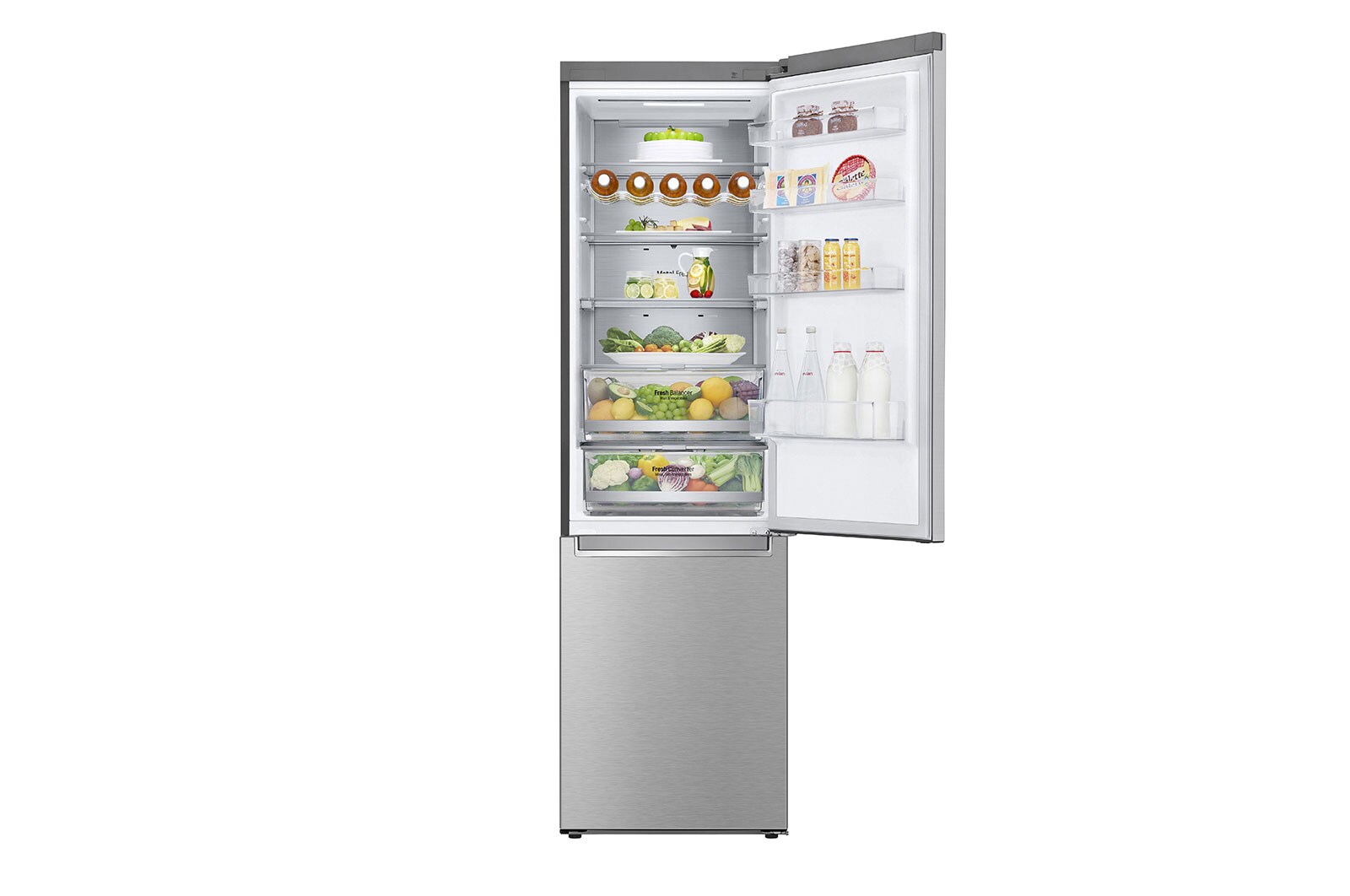 LG Kombinovaná chladnička LG | C | 384 l | Smart invertorový kompresor | DoorCooling+™, GBB72NSUCN1