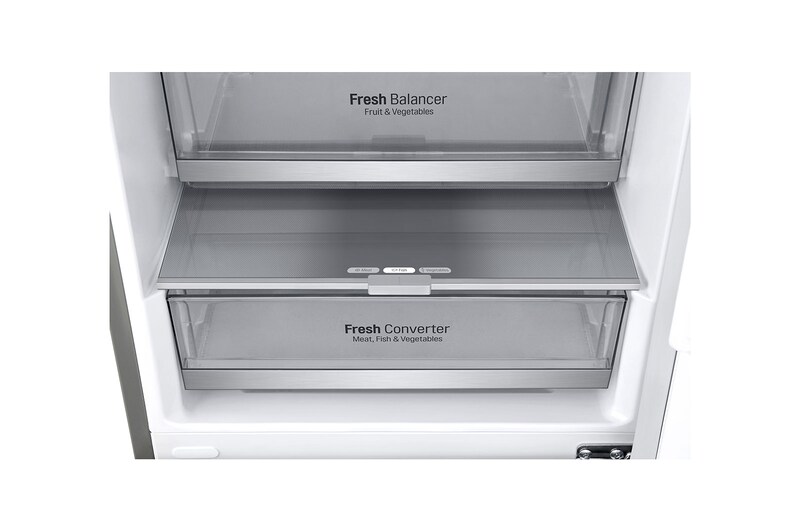 LG Kombinovaná chladnička LG | C | 384 l | Smart invertorový kompresor | DoorCooling+™, GBB72NSUCN1