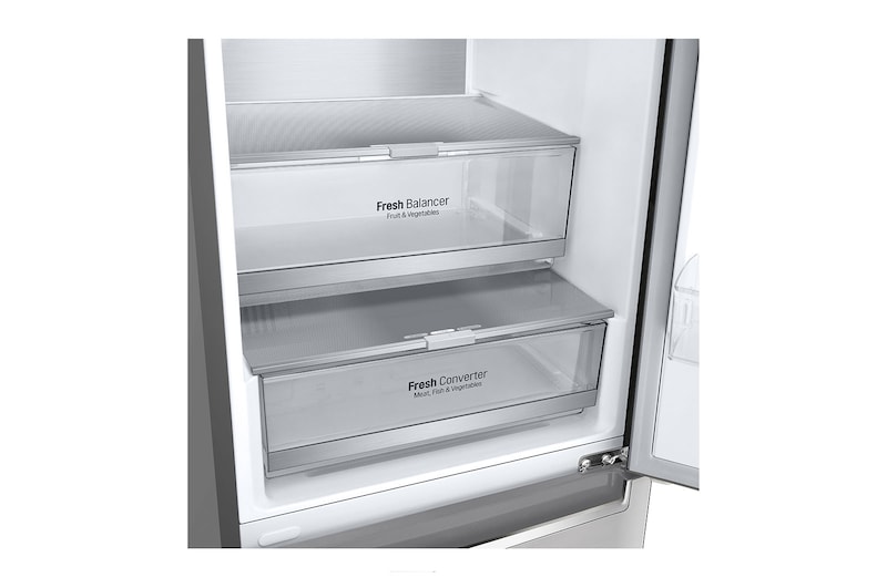 LG Kombinovaná chladnička LG | C | 384 l | Smart invertorový kompresor | DoorCooling+™, GBB72NSUCN1