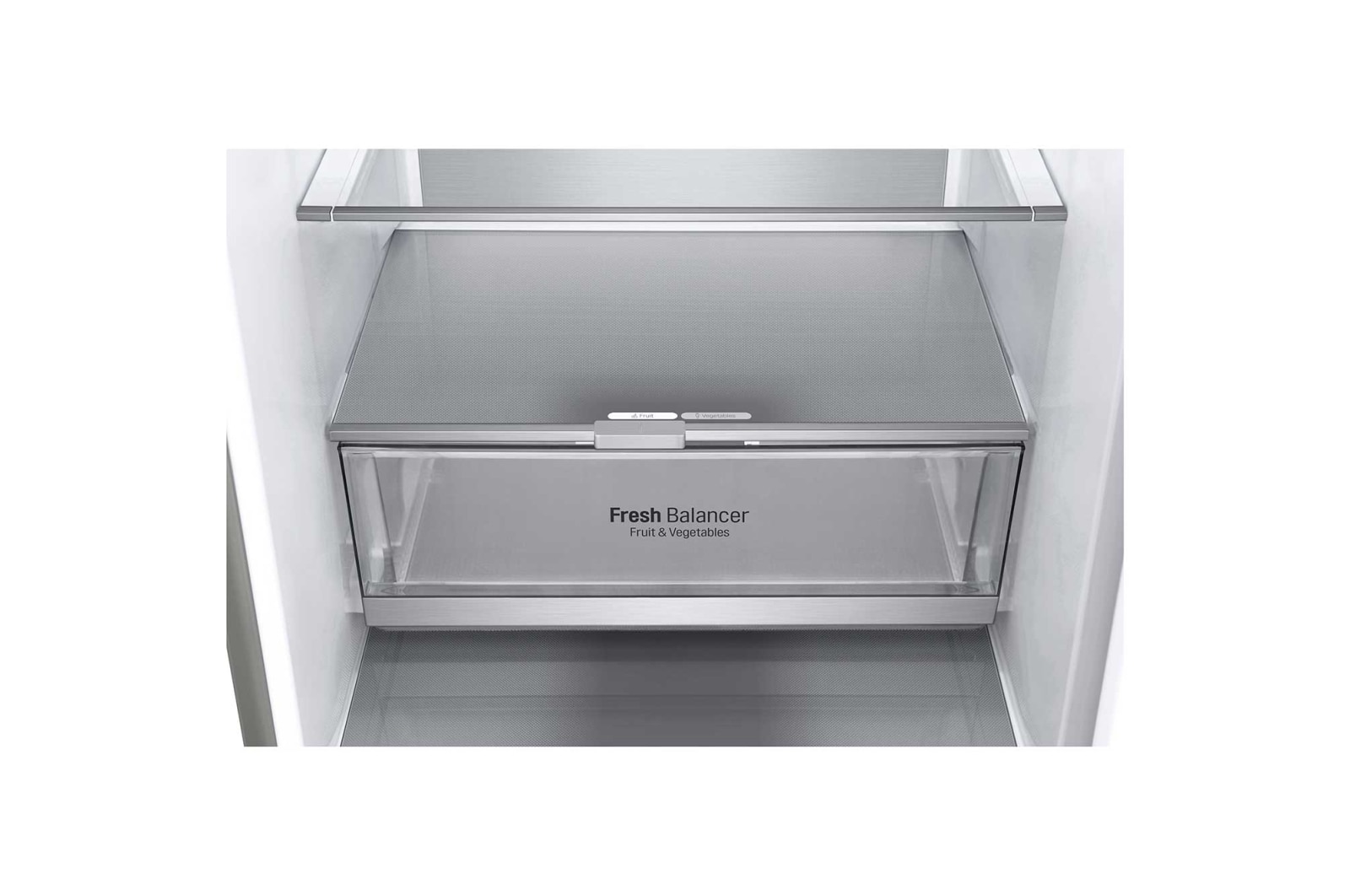LG ﻿Kombinovaná chladnička | C (v rozsahu A až G) | Hrubý objem 419 l | 172 kWh/rok | LG Lineární kompresor | Multi Air Flow | LG ThinQ + WiFi | Door cooling  | Metal Fresh, GBB72NSUCN