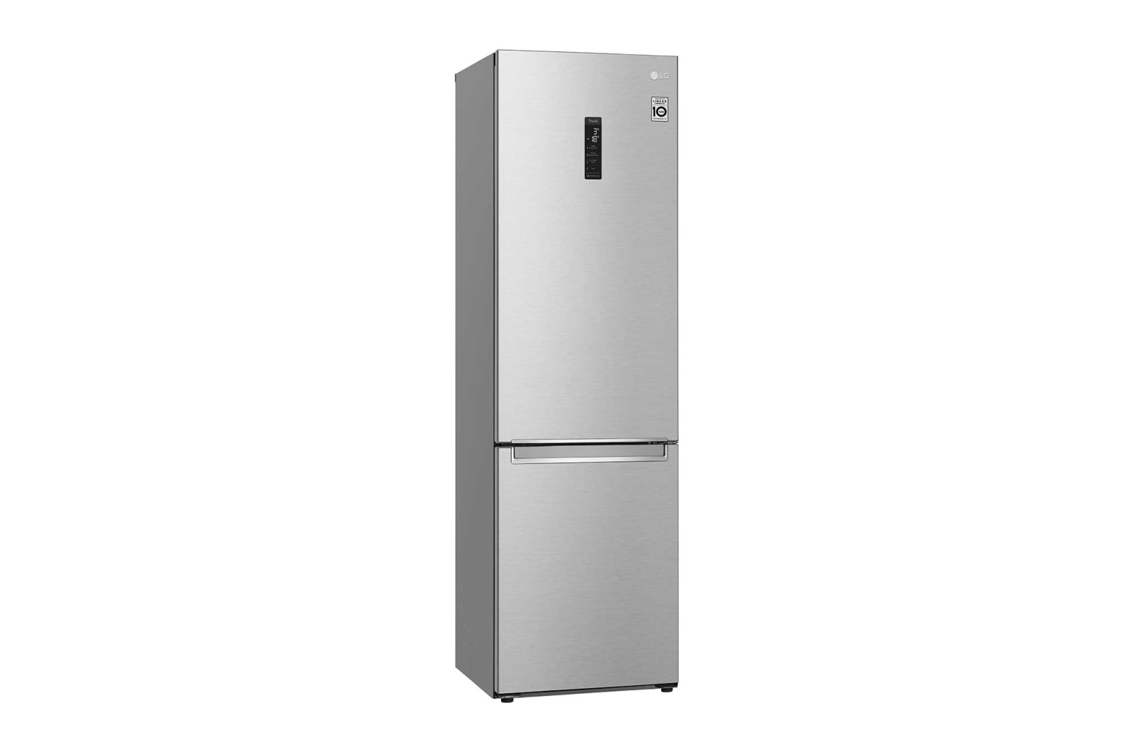 LG ﻿Kombinovaná chladnička | C (v rozsahu A až G) | Hrubý objem 419 l | 172 kWh/rok | LG Lineární kompresor | Multi Air Flow | LG ThinQ + WiFi | Door cooling  | Metal Fresh, GBB72NSUCN