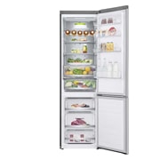 LG ﻿Kombinovaná chladnička | C (v rozsahu A až G) | Hrubý objem 419 l | 172 kWh/rok | LG Lineární kompresor | Multi Air Flow | LG ThinQ + WiFi | Door cooling  | Metal Fresh, GBB72NSUCN