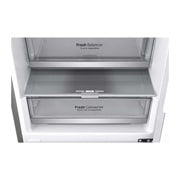 LG ﻿Kombinovaná chladnička | C (v rozsahu A až G) | Hrubý objem 419 l | 172 kWh/rok | LG Lineární kompresor | Multi Air Flow | LG ThinQ + WiFi | Door cooling  | Metal Fresh, GBB72NSUCN