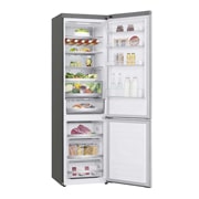 LG ﻿Kombinovaná chladnička | C (v rozsahu A až G) | Hrubý objem 419 l | 172 kWh/rok | LG Lineární kompresor | Multi Air Flow | LG ThinQ + WiFi | Door cooling  | Metal Fresh, GBB72NSUCN