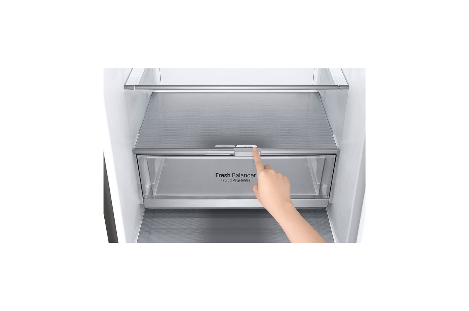 LG E | Hrubý objem 419 l | 288 kWh/rok | LG Lineární invertorový kompresor | LG Total No Frost | DoorCooling+™ | Vnější LED displej | ThinQ™ + WiFi, GBB72PZDZN