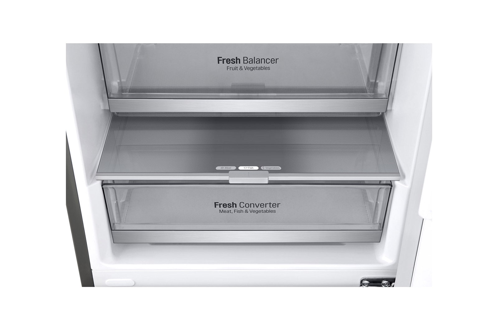 LG Kombinovaná chladnička | D | Hrubý objem 419 l | 215 kWh/rok | LG Lineární invertorový kompresor | LG Total No Frost | DoorCooling+™ | Vnitřní LED displej | Smart Diagnosis™ ﻿, GBB72PZEFN