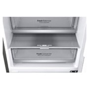 LG Kombinovaná chladnička | D | Hrubý objem 419 l | 215 kWh/rok | LG Lineární invertorový kompresor | LG Total No Frost | DoorCooling+™ | Vnitřní LED displej | Smart Diagnosis™ ﻿, GBB72PZEFN