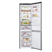 LG Kombinovaná chladnička | D | Hrubý objem 419 l | 215 kWh/rok | LG Lineární invertorový kompresor | LG Total No Frost | DoorCooling+™ | Vnitřní LED displej | Smart Diagnosis™ ﻿, GBB72PZEFN