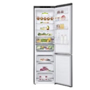 LG Kombinovaná chladnička | D | Hrubý objem 419 l | 215 kWh/rok | LG Lineární invertorový kompresor | LG Total No Frost | DoorCooling+™ | Vnitřní LED displej | Smart Diagnosis™ ﻿, GBB72PZEFN