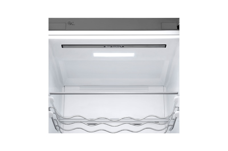 LG ﻿Kombinovaná chladnička | D | Hrubý objem 419 l | 215 kWh/rok | LG Lineární invertorový kompresor | LG Total No Frost | DoorCooling+™ | Vnější LED displej | ThinQ™ + WiFi, GBB72SADFN