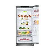LG Kombinovaná chladnička | D | Hrubý objem 419 l | 215 kWh/rok | LG Lineární invertorový kompresor | LG Total No Frost | DoorCooling+™ | Vnitřní LED displej | Smart Diagnosis™, GBB72SAEFN