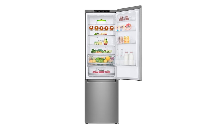 LG Kombinovaná chladnička | D | Hrubý objem 419 l | 215 kWh/rok | LG Lineární invertorový kompresor | LG Total No Frost | DoorCooling+™ | Vnitřní LED displej | Smart Diagnosis™, GBB72SAEFN