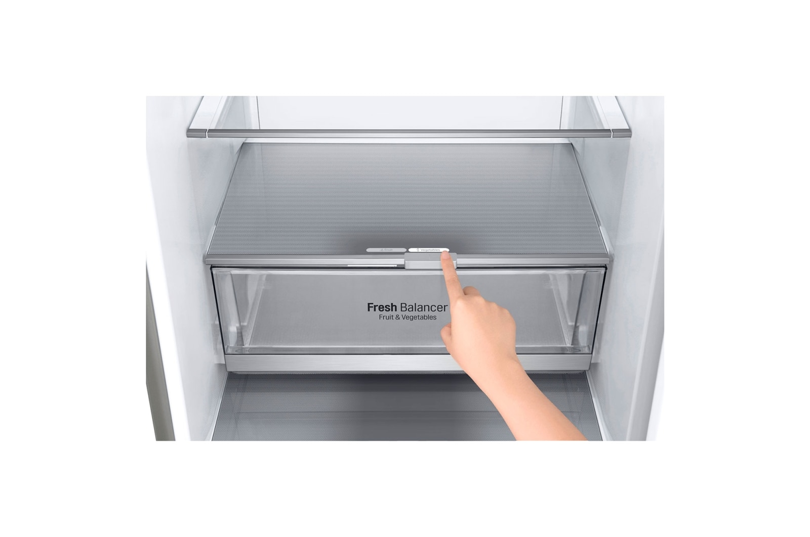 LG Kombinovaná chladnička | D | Hrubý objem 419 l | 215 kWh/rok | LG Lineární invertorový kompresor | LG Total No Frost | DoorCooling+™ | Vnitřní LED displej | Smart Diagnosis™, GBB72SAEFN