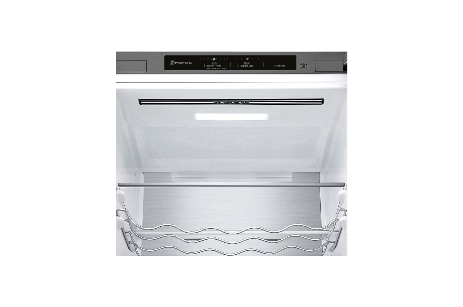 LG ﻿Kombinovaná chladnička | C (v rozsahu A až G) | Hrubý objem 419 l | 172 kWh/rok | LG Lineární kompresor | Multi Air Flow | Smart Diagnosis™ | Door cooling, GBB72SAVCN