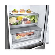LG ﻿Kombinovaná chladnička | C (v rozsahu A až G) | Hrubý objem 419 l | 172 kWh/rok | LG Lineární kompresor | Multi Air Flow | Smart Diagnosis™ | Door cooling, GBB72SAVCN