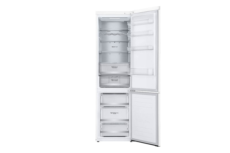 LG Kombinovaná chladnička LG | C | 384 l | Smart invertorový kompresor |DoorCooling+™|Bílá, GBB72SWUCN1