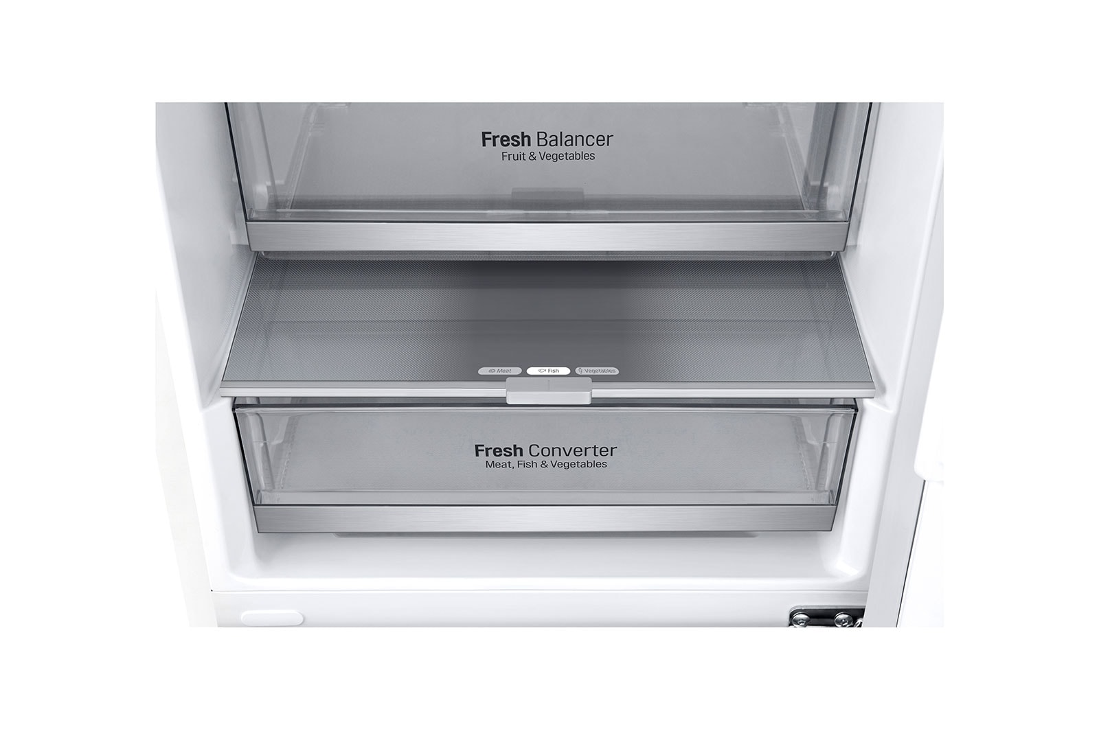 LG Kombinovaná chladnička LG | C | 384 l | Smart invertorový kompresor |DoorCooling+™|Bílá, GBB72SWUCN1