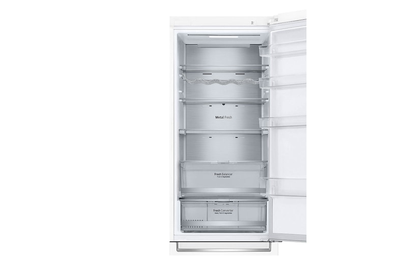 LG Kombinovaná chladnička LG | C | 384 l | Smart invertorový kompresor |DoorCooling+™|Bílá, GBB72SWUCN1