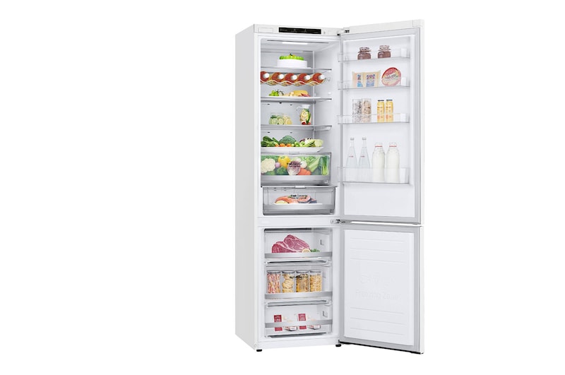 LG ﻿Kombinovaná chladnička LG | C | Smart Invertorový kompresor | DoorCooling+™, GBB72SWVCN1