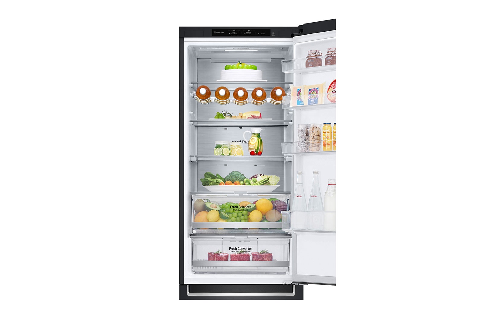 LG ﻿Kombinovaná chladnička LG | A | 99 kWh/rok | Lineární kompresor | DoorCooling+™, GBB92MCB1P